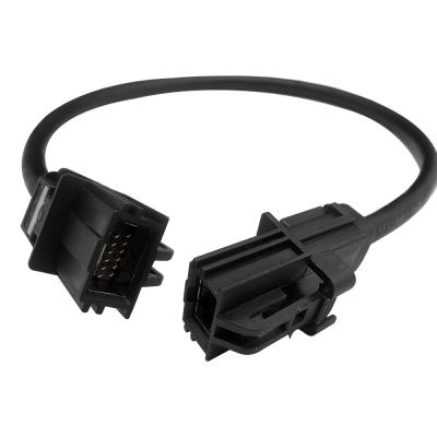 China Black 12 Pin HSD LVDS Extension Cable Durable For Automotive for sale