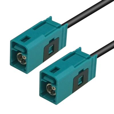 China FAKRA Conector de cable de tipo recto Sistema de cámaras de aparcamiento de mejora en venta