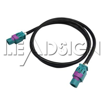 China HSD Connector LVDS Extension Cable For Auto Rear View Camera for sale