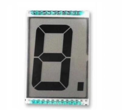 China Customized  1 Digit 7 Segment Display Module Common Cathode TN Gray LCD for sale
