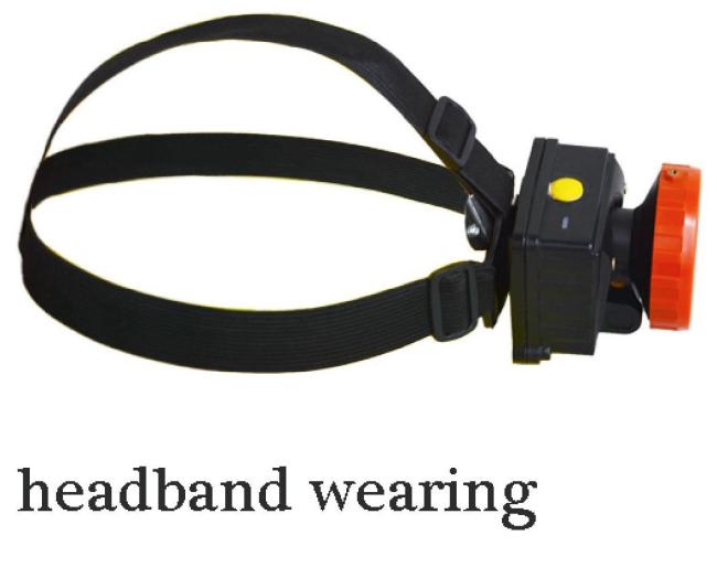 3ah Intrinsically Safe Integrated Cordless LED Headlamp with Sos Strobe Mode