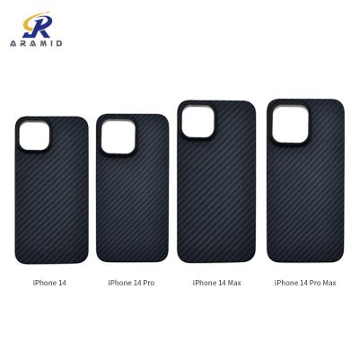 China Caso real de Iphone da fibra do carbono da proteção da tampa completa para o iPhone 14 pro à venda