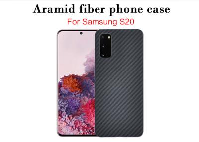 China Caso mate de la prenda impermeable de Aramid Samsung S20 del negro de la prueba del rasguño en venta