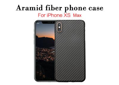 China Casos máximos magros do telefone celular do iPhone XS da fibra de Aramid do ajuste à venda