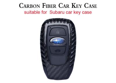 China High Impact Strength SUBARU Carbon Fiber Car Key Case for sale