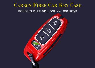 China Caixa chave do carro da fibra do carbono de Audi à venda