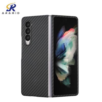 China Camera Protection Aramid Fiber Phone Case For Samsung Galaxy Z Fold 3 for sale