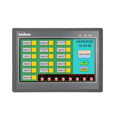 China Coolmay 10 Inch HMI Control Panel Touch Screen Panel 1024*600 Piexls RS232 RS485 for sale