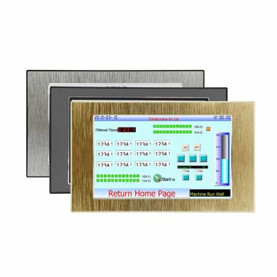 China Porto do painel de controle Rs232 de TFT LCD HMI do pixel 800*480 Rs485 para o Smart Home à venda