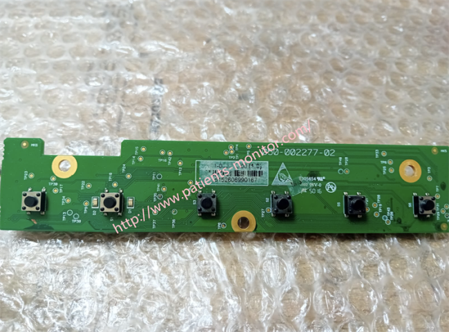 Mindray T8 patient monitor keypad board close-up view