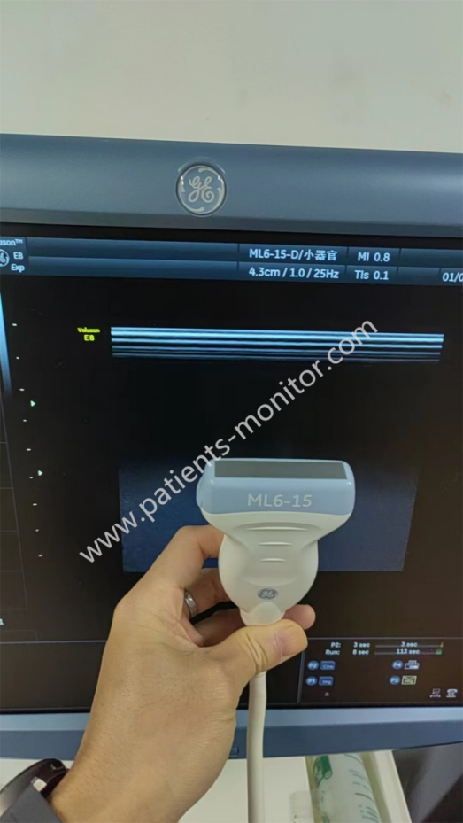 GE ML6-15-D Ultrasound Probe side view