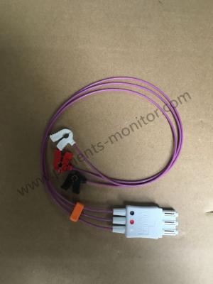 China 989803144931 M1622A ECG Leads CBL Unshielded 3 Lead Mini Clip AAMI 0.45m Grabber Non - Shielded for sale