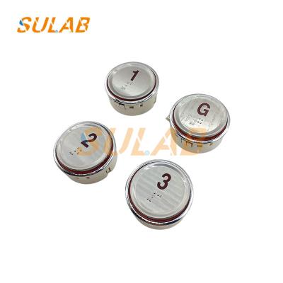 China Sigma Elevator Lop Cop Button Round Push Button With Braille for sale