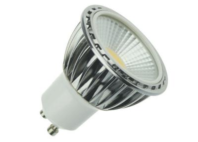 China 5 Watt COB Warm White LED Lamp , PC Cover GU10 High Lumen LED Lamps 60g for sale
