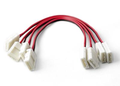 China 3528 Single Color  LED Strip Connector Strip To Wire 8mm 6 Inches Long for sale