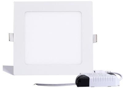 China Ultra Thin Drop 6W LED Flat Panel Light Fixture Square SMD2835 With Acrylic Cover for sale