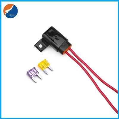 China ATN ATS Auto Fuses Sealed Mini Series Waterproof In Line Blade Fuse Holder For LED Outdoor Lights for sale