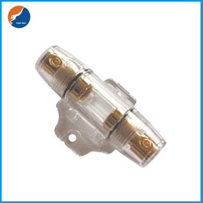 China AGU-04 Single In-Line 4 8 AWG Wire Car Amplifier AGU 10x38mm Glass Tube Fuse Holder for sale