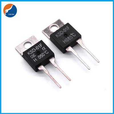 China PCB Mount Normally Closed Normal Open Thermostat Thermal Switch KSD-01F Thermal Protector for sale
