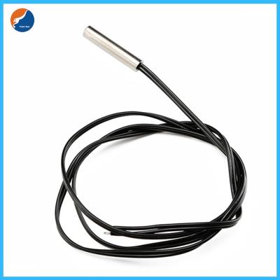 China 6x30mm Probe Copper Plated Nickel Housing NTC Thermistor for sale
