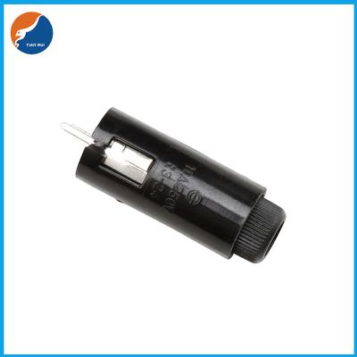 China PC Mount 10A 250V R3-24 Vertical PCB Fuse Holder For 5x20mm Cylindrical Glass Fuses for sale