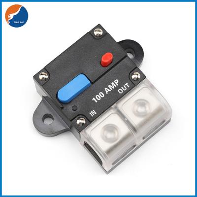 China Waterproof Protective Stereo Audio Amplifier Manual Reset Circuit Breaker For Auto Car Marine Boat for sale