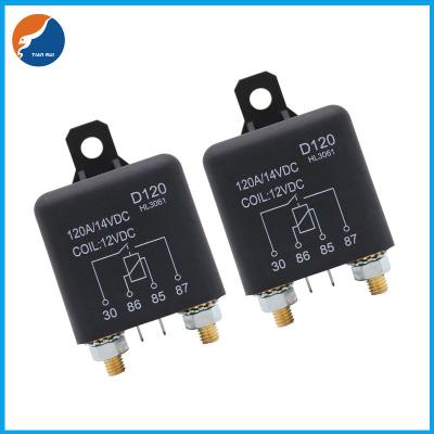 China 120A 12V 14V Heavy Duty Car Starter Relay Automotive Relays for Car Motor Truck Boat Engine Power Start for sale
