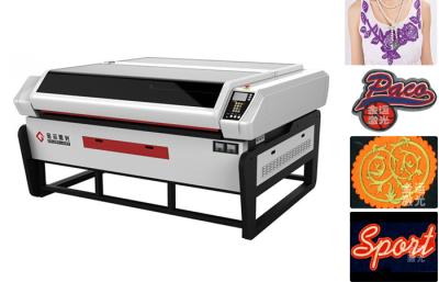中国 刺繍パッチのアップリケ/レーザーのカッター機械のための二酸化炭素レーザーの打抜き機 販売のため