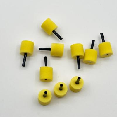 China Disposable Polyurethane Foam Ear Tips Yellow 50 Pcs Per Bag for sale