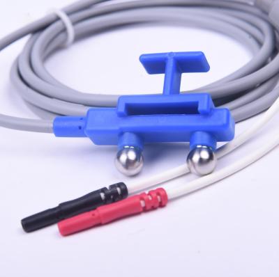 China Adult Fixed Surface Nerve Stimulating Electrode With Two Connectors HandHeld for sale