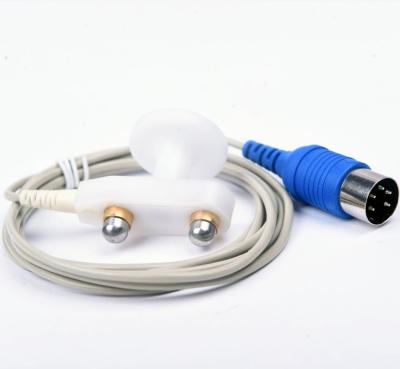 China White HandHeld Adult Fixed Stimulating Electrode With Standard 5 Pin DIN for sale