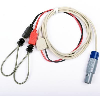 China EMG Stimulated Finger Loops Electrode With 4 Pole Connection Cable for sale