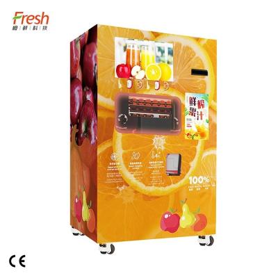 China 24 Hour Vending Orange Juice Machine Automatic Fresh Squeezed Orange Juice Juicer for sale
