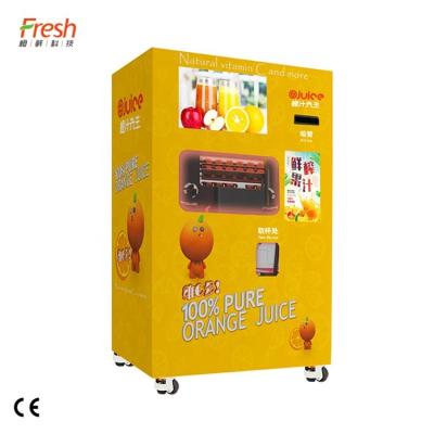 China ORG Fresh Squeezed Orange Juice Maker Hotels Fresh Fruit Juice Vending Machine for sale