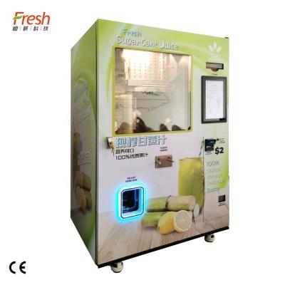 China Multi Function Cane Fresh Vending Machine 220V Commercial Sugarcane Juice Machine for sale