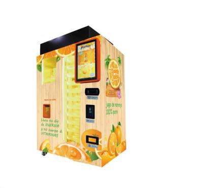 China Hotels Fresh Juice Vending Machine 1500W Fresh Pressed Stainless Steel Customized for sale