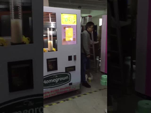 Fresh Orange Juice Vending Machine Smart Extractor Customized Color