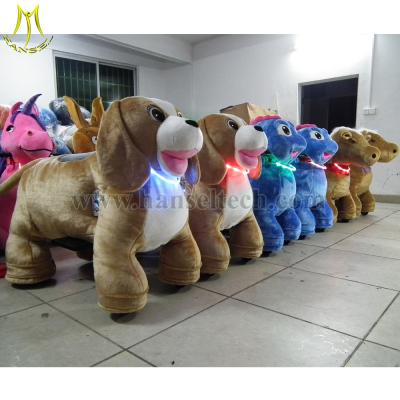 China Hansel Best selling Token opearated animal rides happy rides on animal with various music for kids for sale