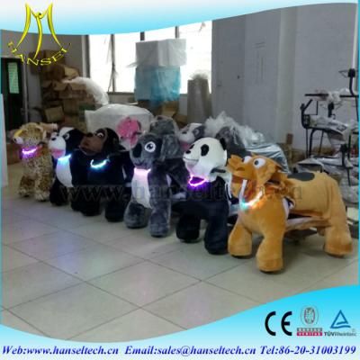 China Hansel  electric riding animals 4 wheels bikes happy rides kiddy ride machine kids mechanical bull riding for sale for sale