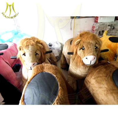China Hansel plush unicorn electric scooter kids play machine rides amusement park rides for rent kiddie rides ebay for sale