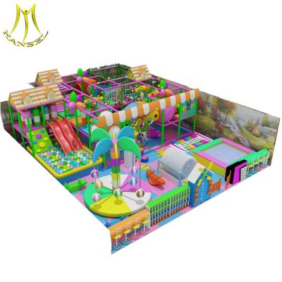 中国 Hansel  wholesale kids playhouse wood indoor playground play equipment 販売のため