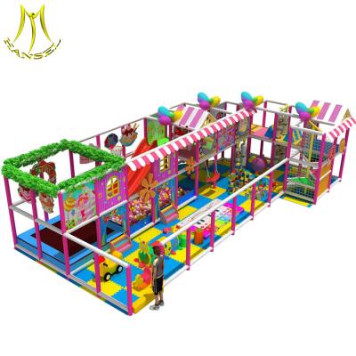 China Hansel baby gym equipment in kids playground houses indoor naughty castle for sale