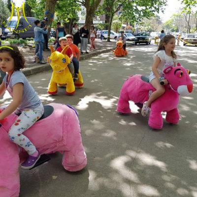 China Hansel  shopping mall electric riding horse toy horse scooter for adults for sale