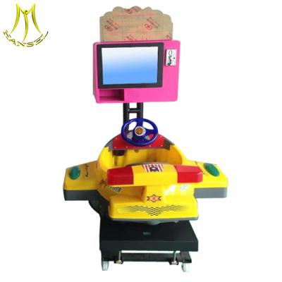 China Hansel amusement coin operated electronic video horse kids toy rides for sale