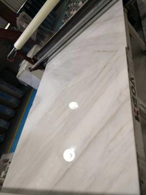 China Lajes de Fade Resistance White Marble Stone para bancadas da cozinha à venda