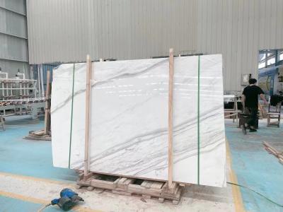 China Rectangle Indoor Volakas Marble Stone Slabs Marble Paving Slabs Weather Proof for sale