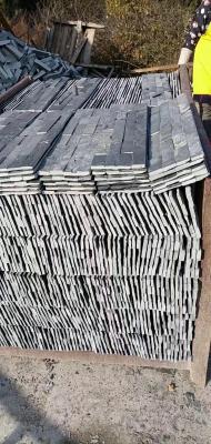 China 200mm Natural Grey Slate Stone Tiles For Home Decoration Abrasion Resistance for sale