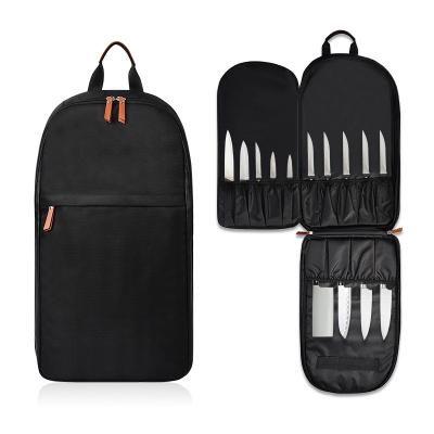 Китай Профессиональный слинг 11x3.5x20 рюкзака сумки крена ножа шеф-повара кожаный» продается