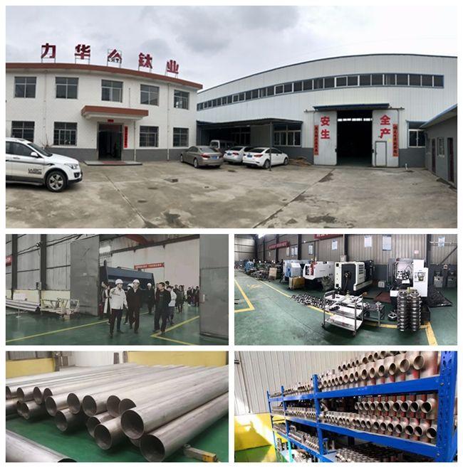 High quality forged CNC machine F2/ Gr2 WNRF Titanium welding neck flange