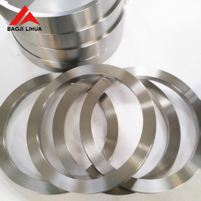Titanium ring bright surface